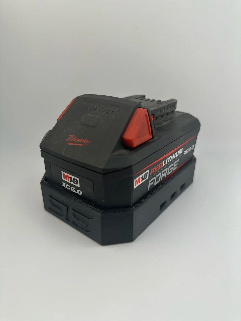 STS Auto Design Flexible Milwaukee Style 6.0 Forge Magnetic Battery Cover - MW1860FBKT