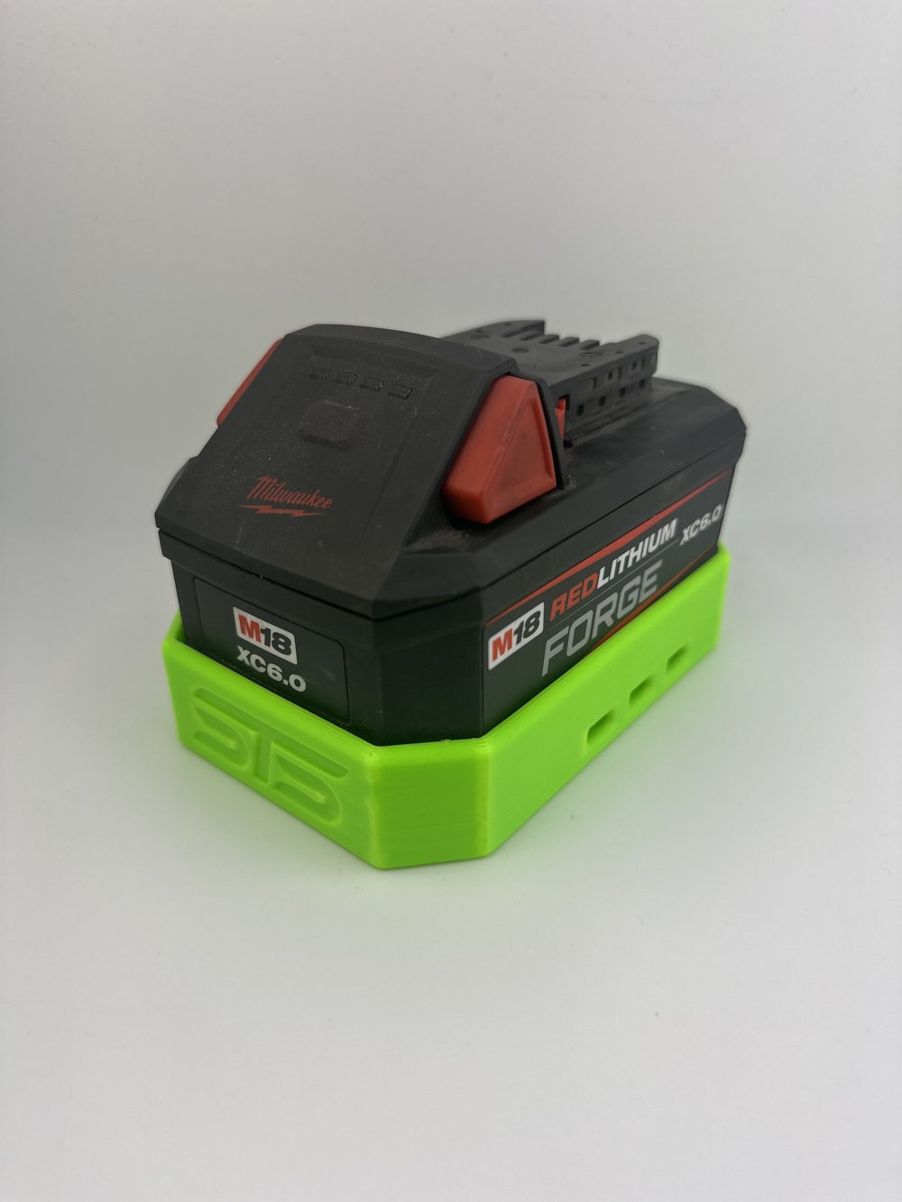 STS Auto Design Flexible Milwaukee Style 6.0 Forge Magnetic Battery Cover - MW1860FBKT