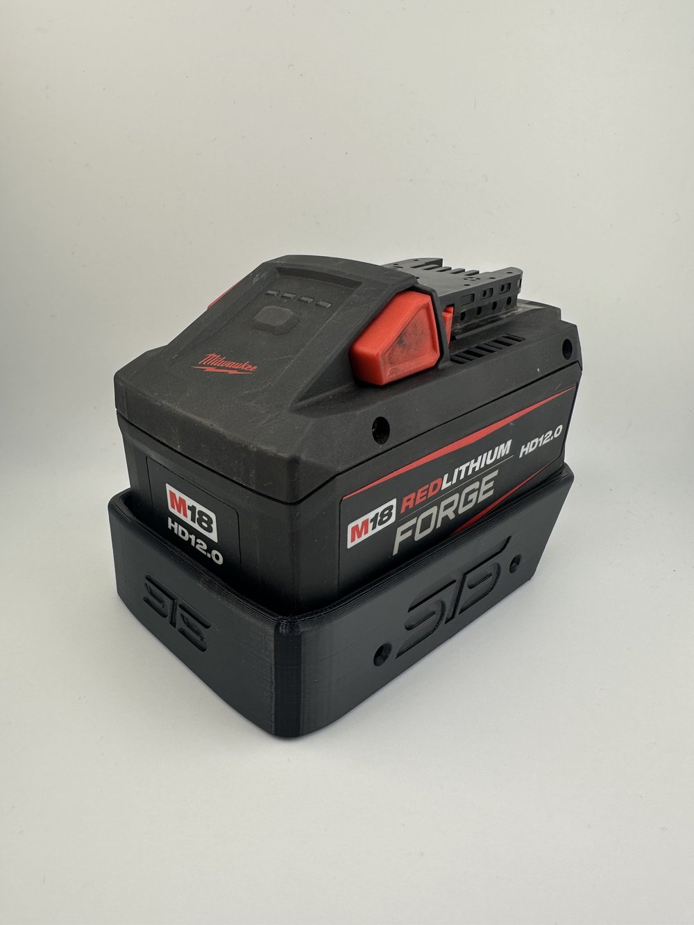 STS Auto Design Flexible Milwaukee M18 12.0 Forge Magnetic Battery Cover - MW1812FBKT
