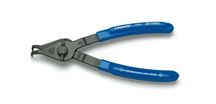 Wright Tool 90 deg Tip Black Oxide Retaining Ring Plier, 5.50 in Length, 0.047 in Tip Diameter - WT 9C947-90 Plier Wright Tool