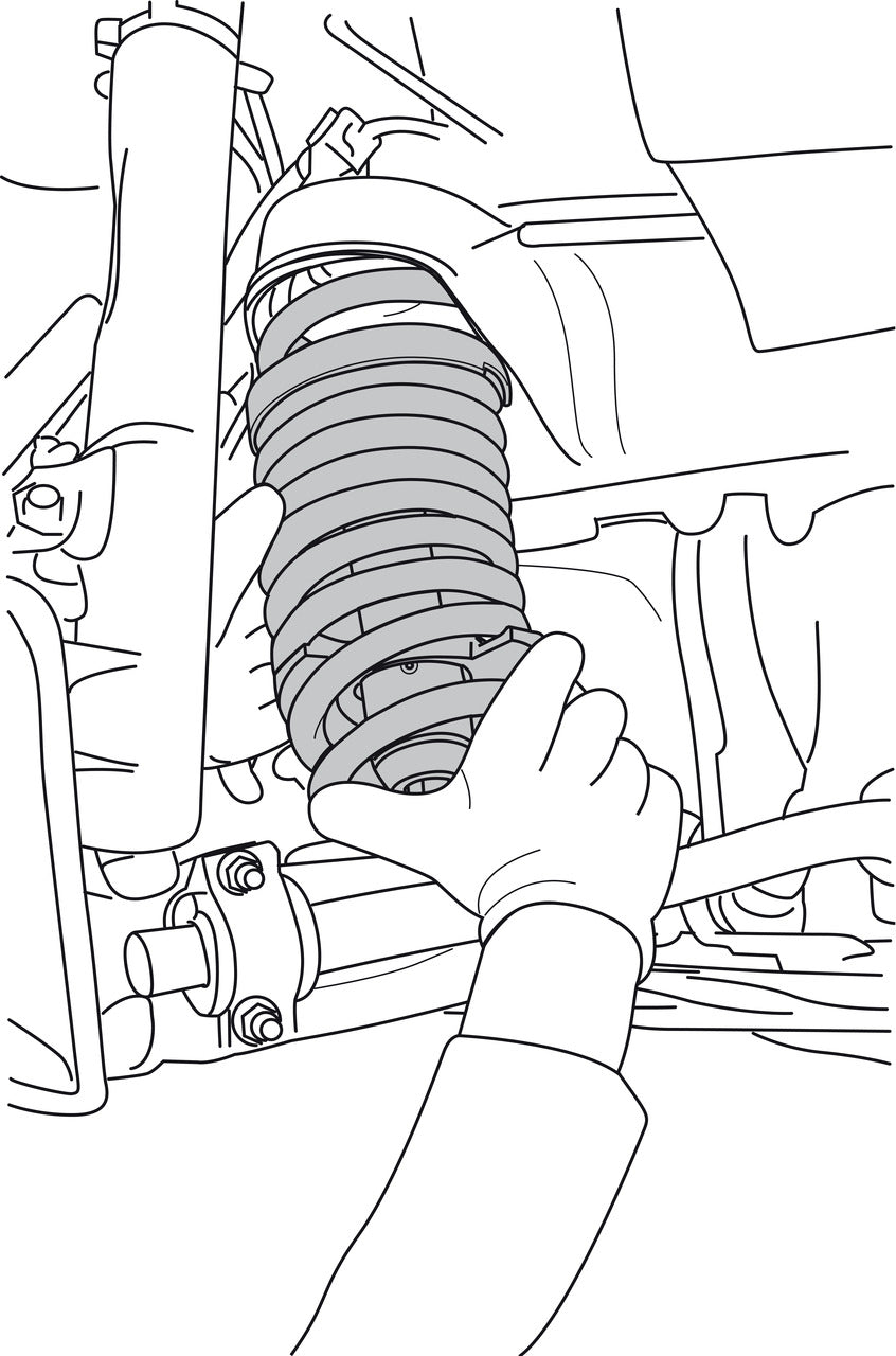 Gedore 3402495 Internal Spring Compressor Set, Short, 75mm - KL-0025-20 E