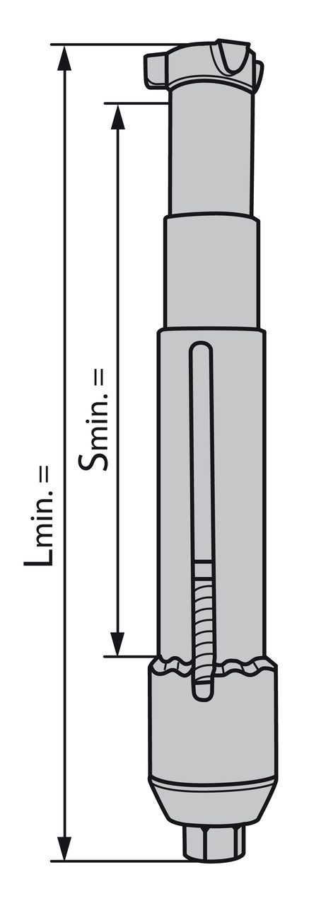 Gedore 3402495 Internal Spring Compressor Set, Short, 75mm - KL-0025-20 E