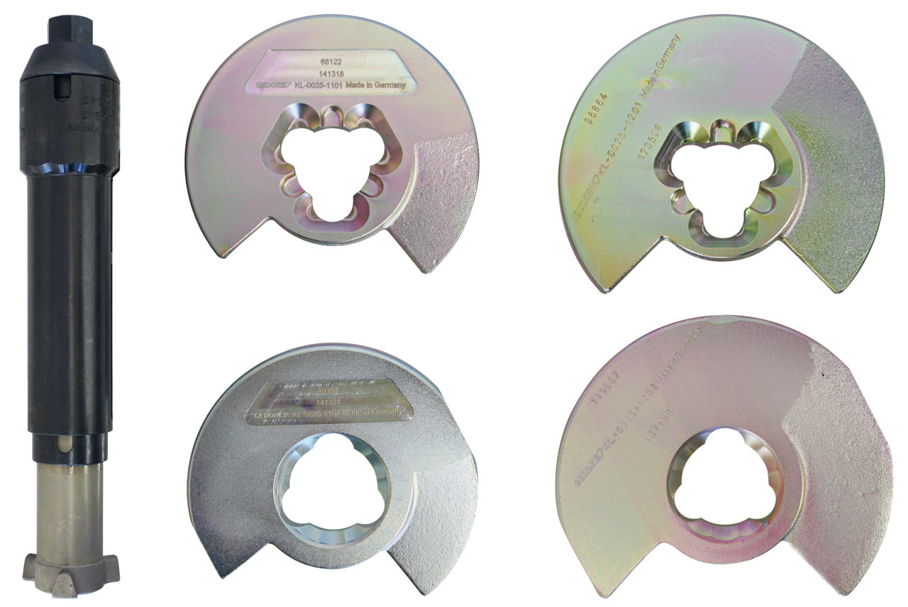 Gedore 3402495 Internal Spring Compressor Set, Short, 75mm - KL-0025-20 E