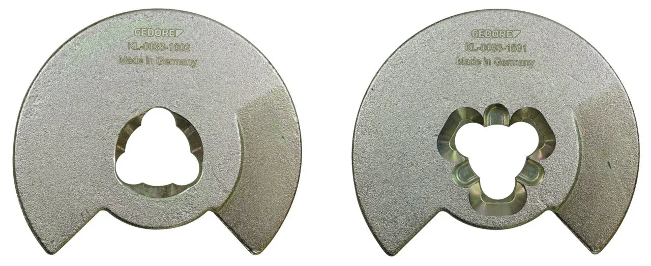 Gedore 3279642 Set of 2 Pressure Plates, Size 0A, 80mm - KL-0033-16 Gedore Automotive