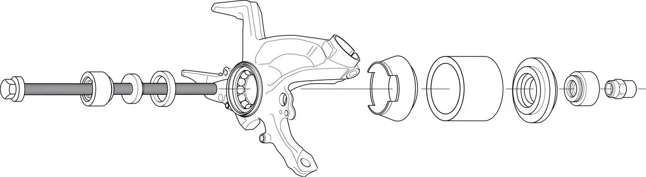 Gedore 2362376 Pull Spindle, Mechanical, M20, 420mm - KL-0039-2030 Gedore Automotive