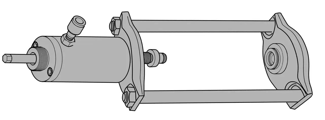 Gedore 2293889 Set of 2 Frame Bars, 350mm - KL-0039-115 Gedore Automotive
