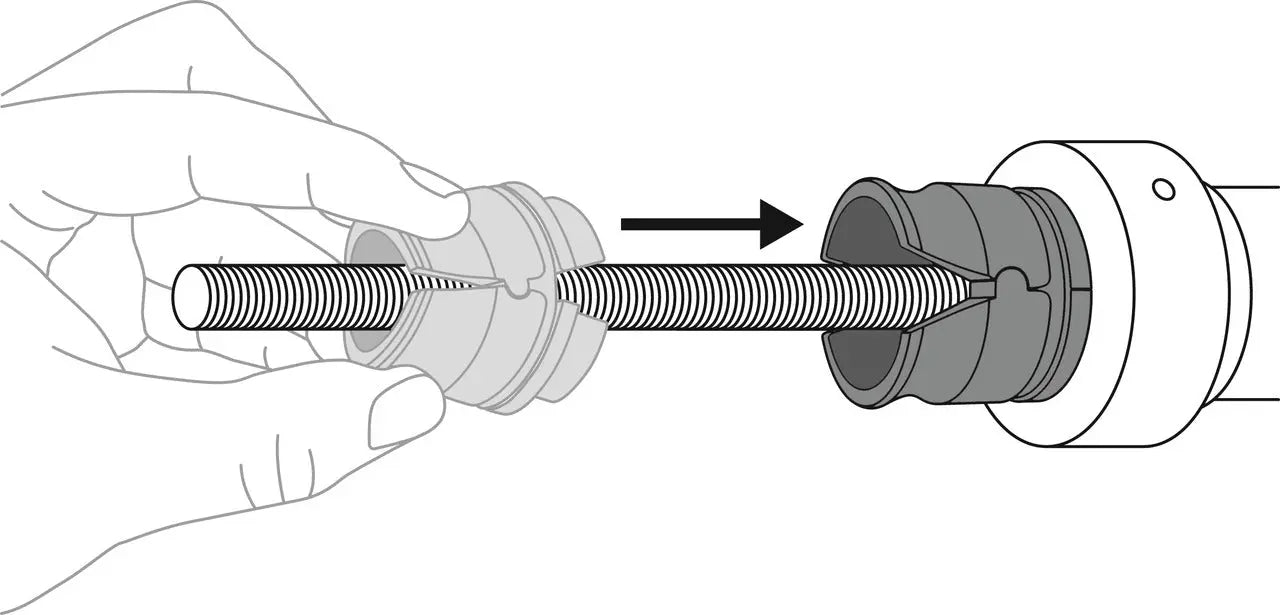 Gedore 2915529 Pull Spindle Set with Quick-Action Clamping Nut, Hydraulic, M14 - KL-0039-2114 Gedore Automotive