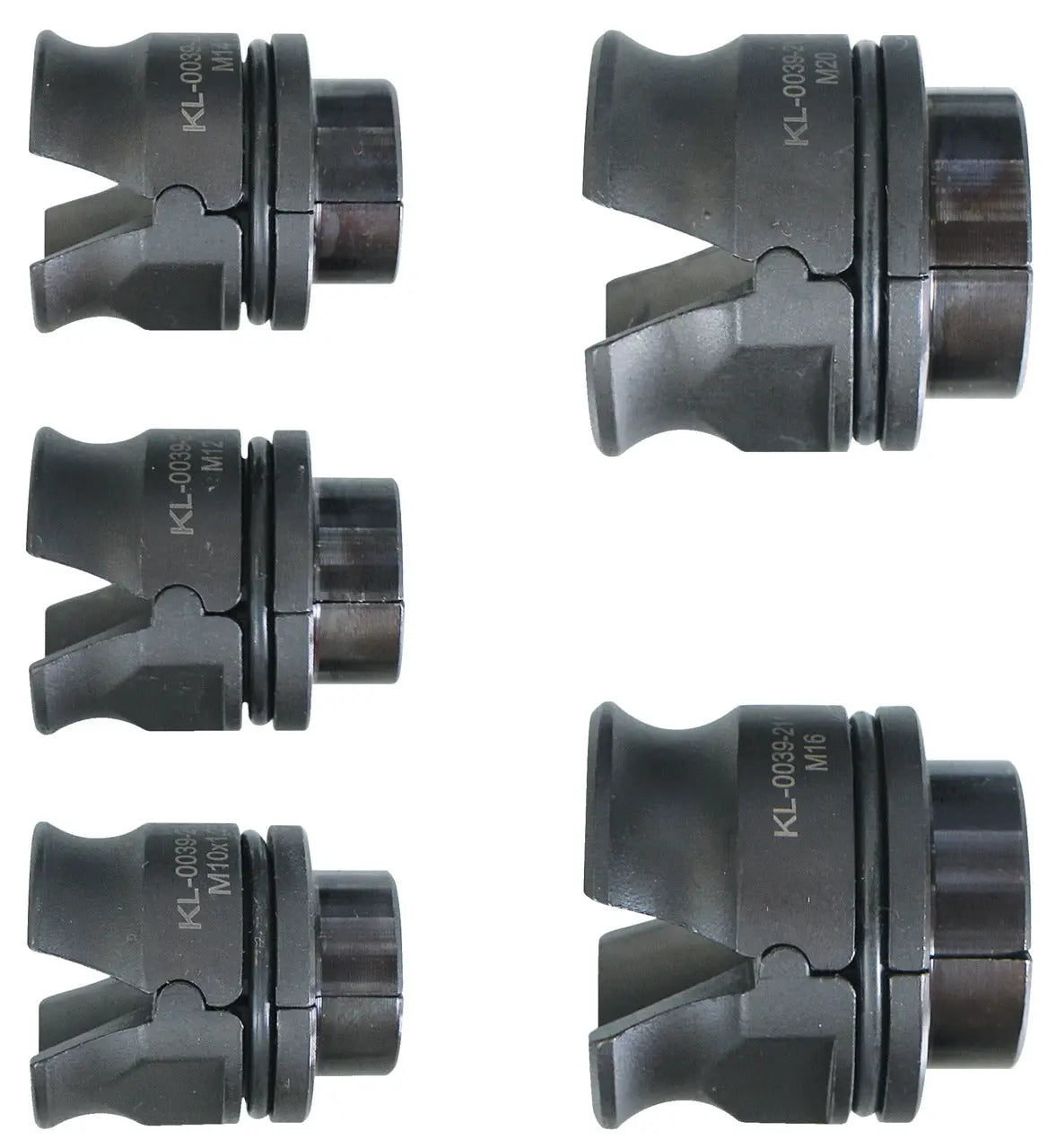 Gedore 3022269 Set of 5 Quick-Action Clamping Nuts - KL-0039-23 Gedore Automotive