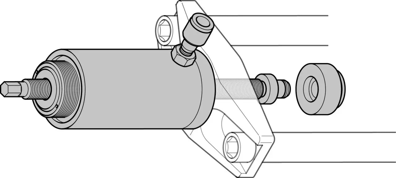 Gedore 2088223 Pressure Spindle, M20 x 405mm - KL-0039-1931 Gedore Automotive