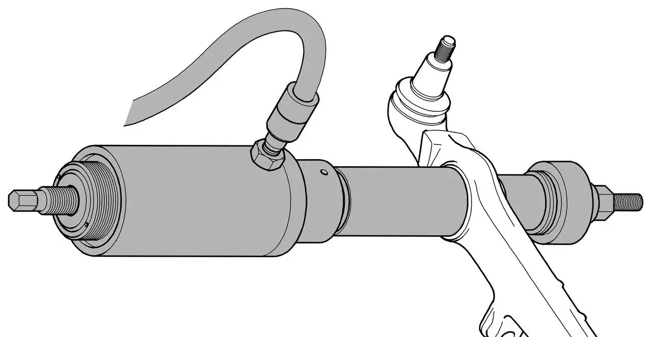 Gedore 2915529 Pull Spindle Set with Quick-Action Clamping Nut, Hydraulic, M14 - KL-0039-2114 Gedore Automotive