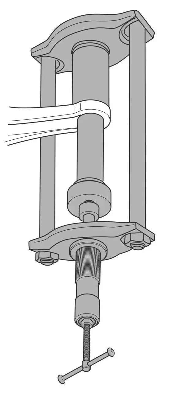 Gedore 2178923 Press Frame, 12T, Width 168mm - KL-0039-1140 Gedore Automotive