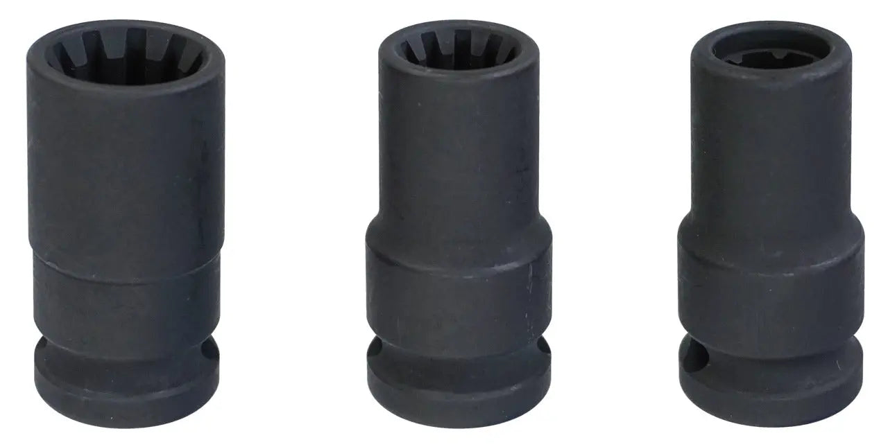 Gedore 3245616 Set of 3 1/2 in Drive Socket Wrench, Brakes - GD KL-0112-91 Gedore Automotive