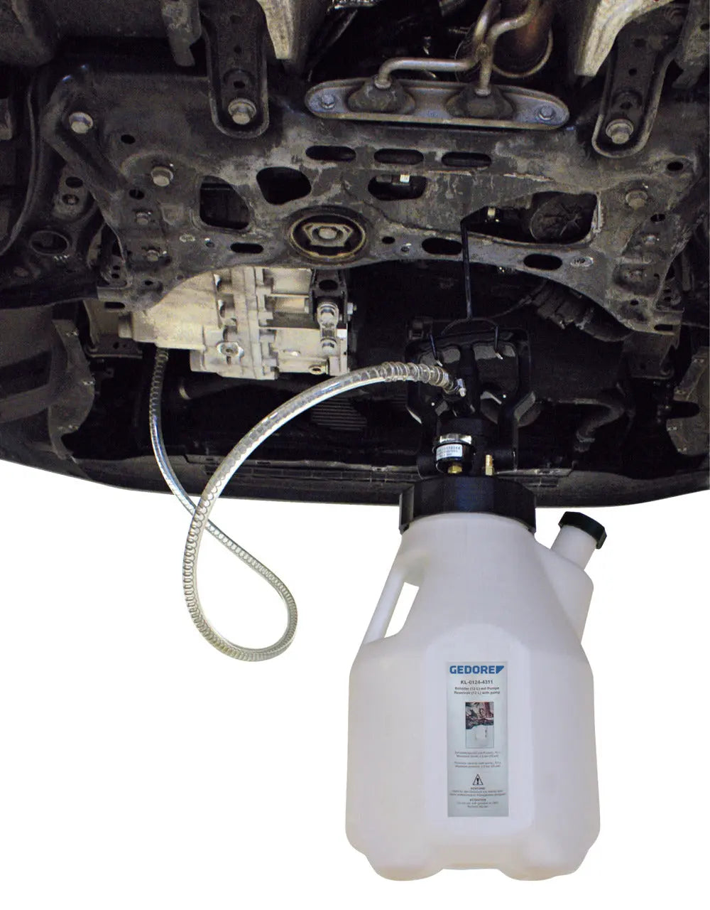 Gedore 2871726 Oil Pump Set with Reservoir, 12 Liter - KL-0124-43 Gedore Automotive
