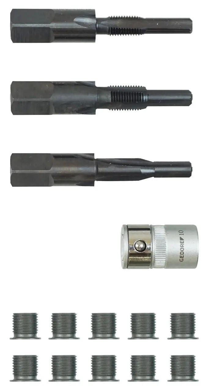 Gedore 2395843 Thread Repair Kit for Glow Plug, Thread M8 x 1 - KL-0132-53 K Gedore Automotive
