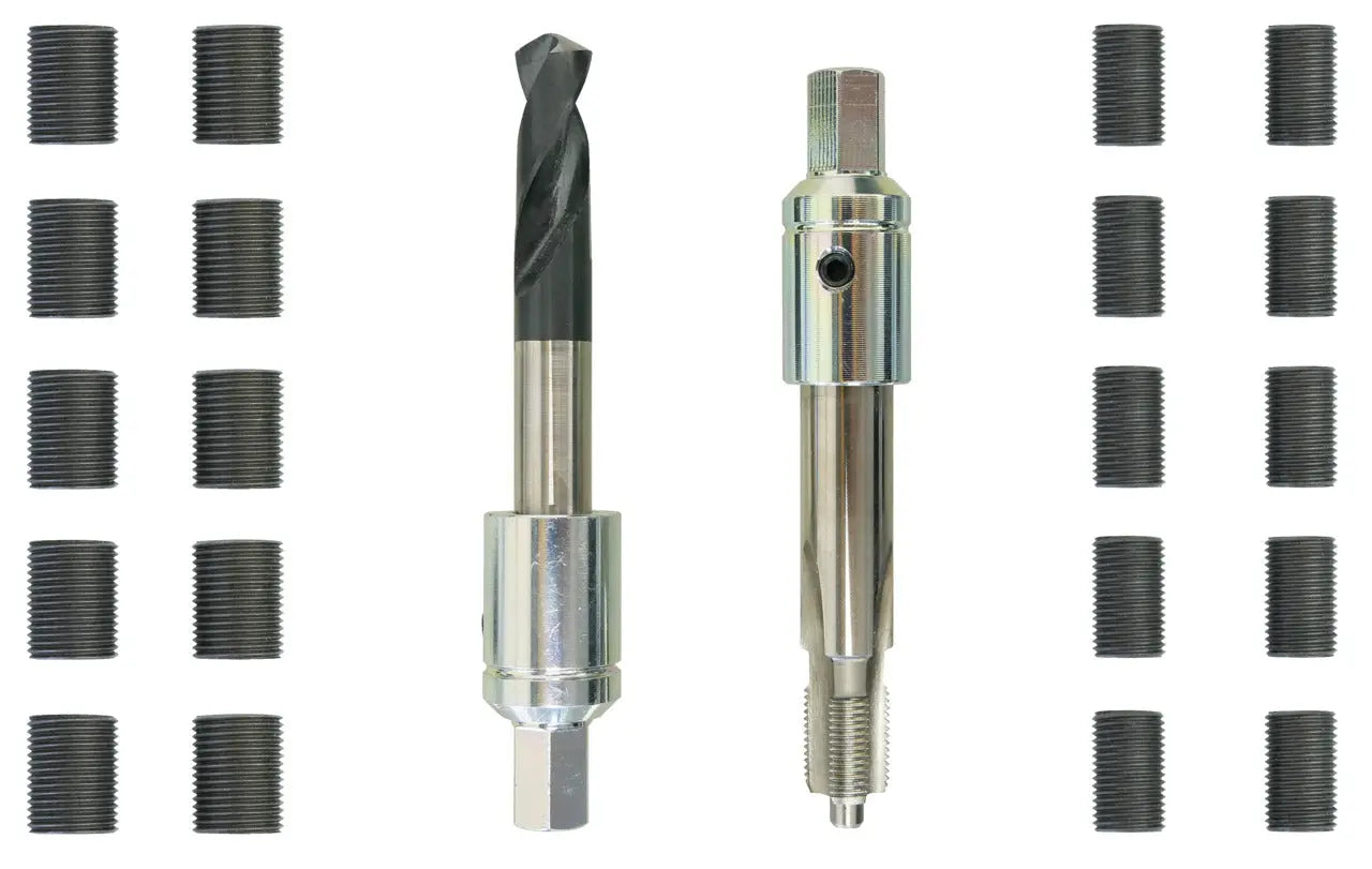 Gedore 3431843 Glow Plug Thread Repair Kit, Universal, M8 x 1, M10 x 1 - KL-0132-57 K Gedore Automotive
