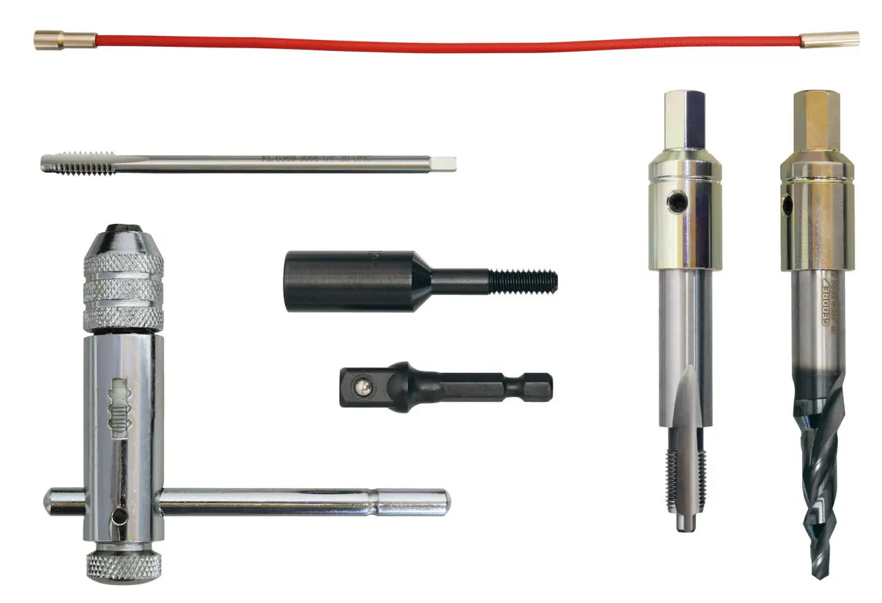 Gedore 3431770 Glow Plug Toolkit, Universal, M10 x 1.25 - KL-0132-62 KB Gedore Automotive