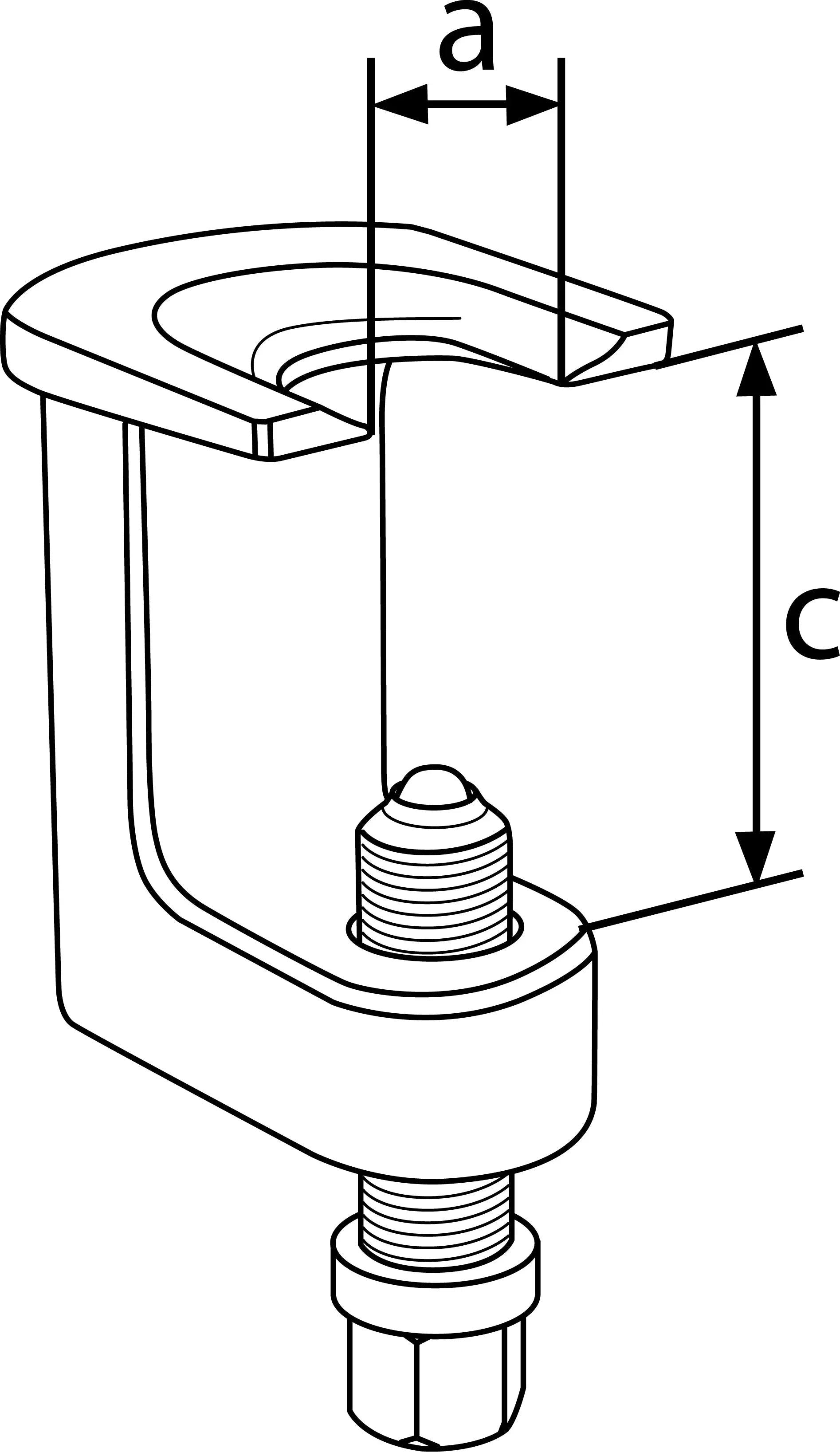 Gedore 1753576 Ball Joint Extractor, 17mm (waf), Fork Opening 28mm - KL-0164-3 Gedore Automotive