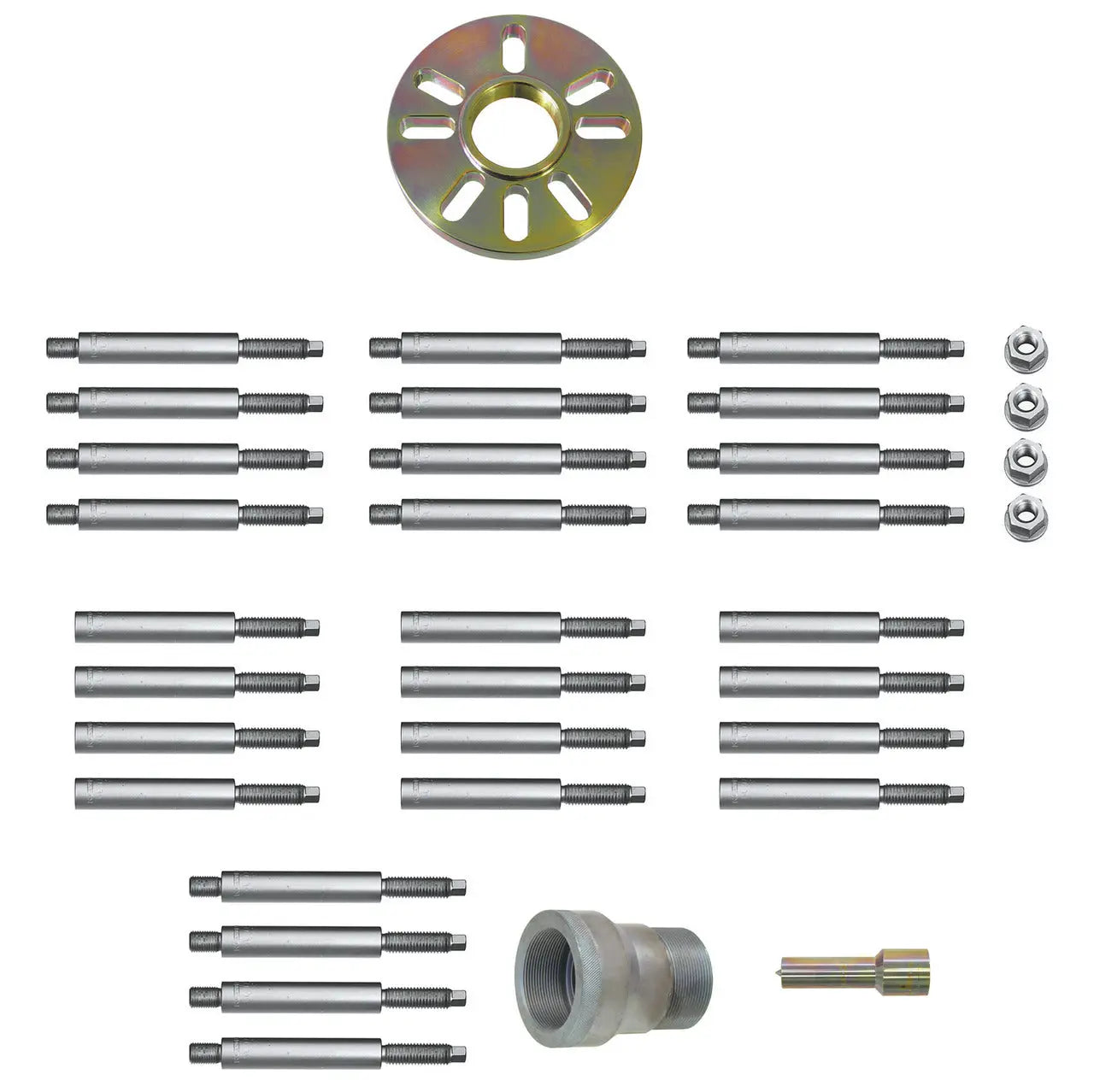 Gedore 2841029 Puller Set for Wheel Hubs, 45 - 65mm - KL-0174-150 E Gedore Automotive