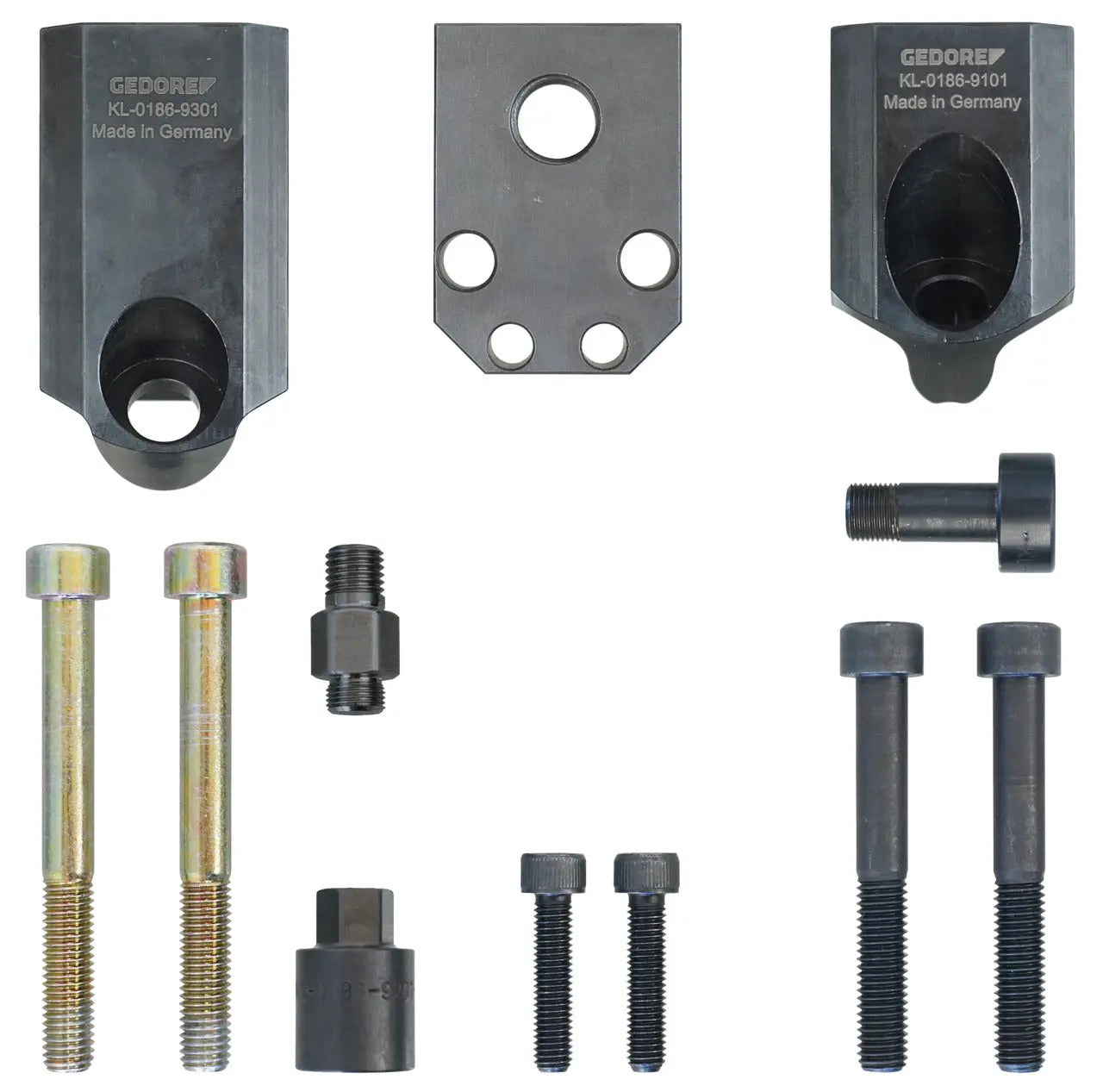 Gedore 3296873 Injector Nozzle Puller Set, VM-Motori, HATZ-Diesel, Iveco, M12 x 1.5 - KL-0186-95 K Gedore Automotive