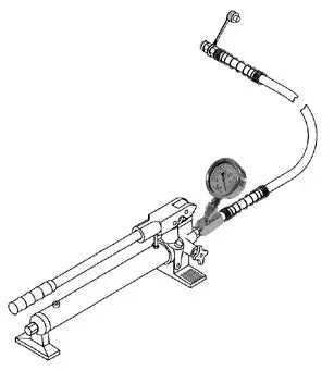 Gedore 2369818 Pressure Gauge for KL-0040-2200, 1/4 in NPT - KL-0040-2229 Gedore Automotive