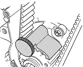 Gedore 3079937 Locking Tool, Crankshaft Sprocket, VW-Audi - KL-0280-20 A Gedore Automotive