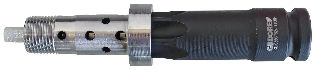 Gedore 3076962 1/2 in Drive Screwdriver Bit Socket, T100, 77mm - KL-0380-7524 Gedore Automotive