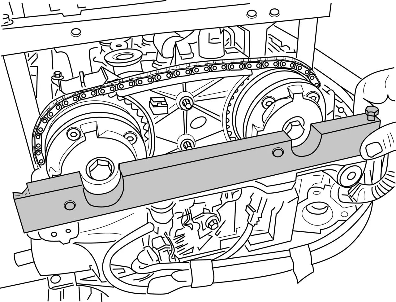 Gedore 2641003 Locking Toolkit, BMW, Width 395mm - KL-0580-45 KA Gedore Automotive