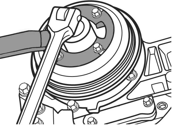 Gedore 2802120 1/2 in Drive Counter-Holding Tool, Crankshaft, Length 285mm - KL-0780-30 Gedore Automotive