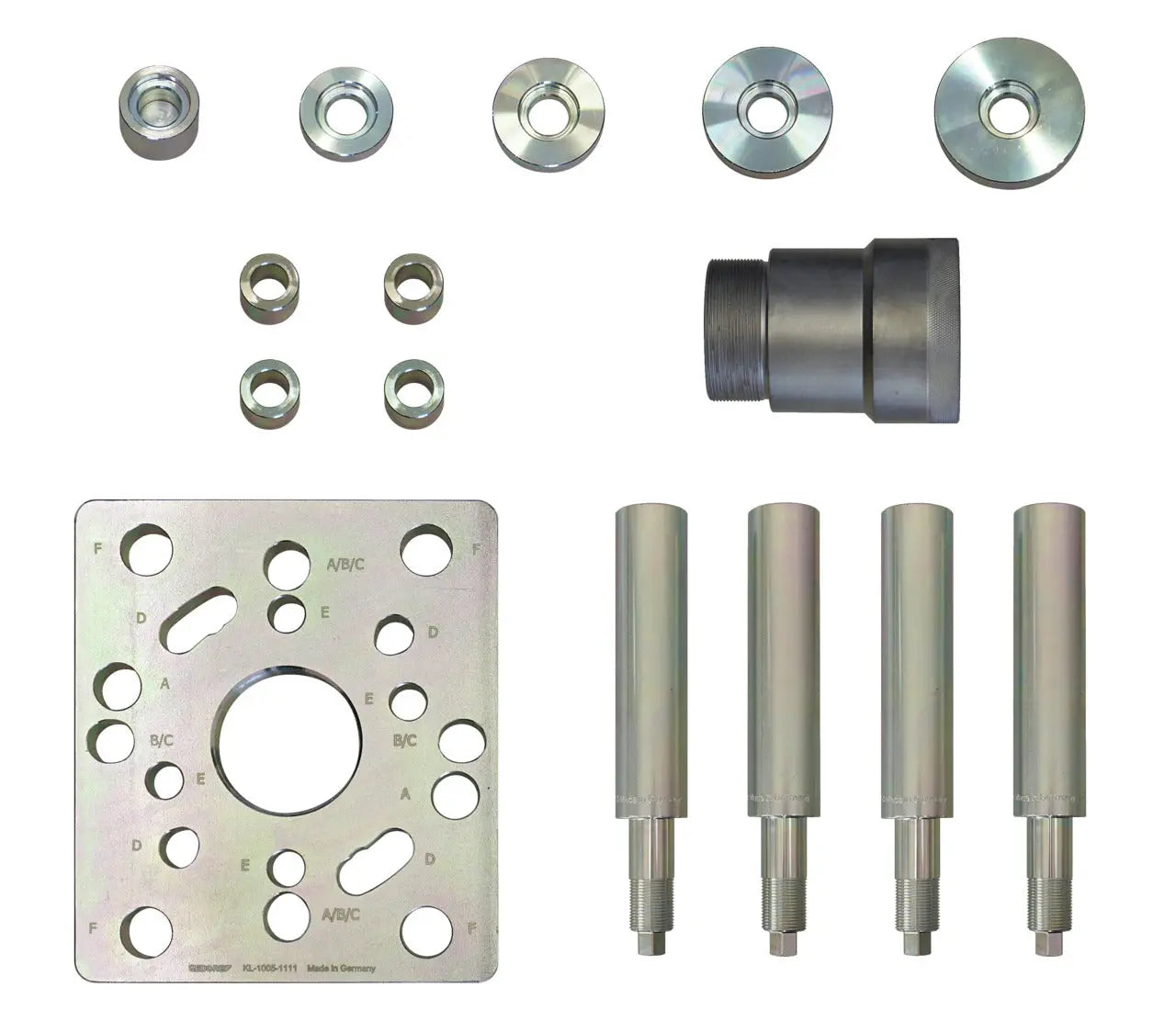 Gedore 3257258 Wheel Hub Puller Set, Hydraulic and Mechanical, 28000 kgs - KL-1005-111 Gedore Automotive