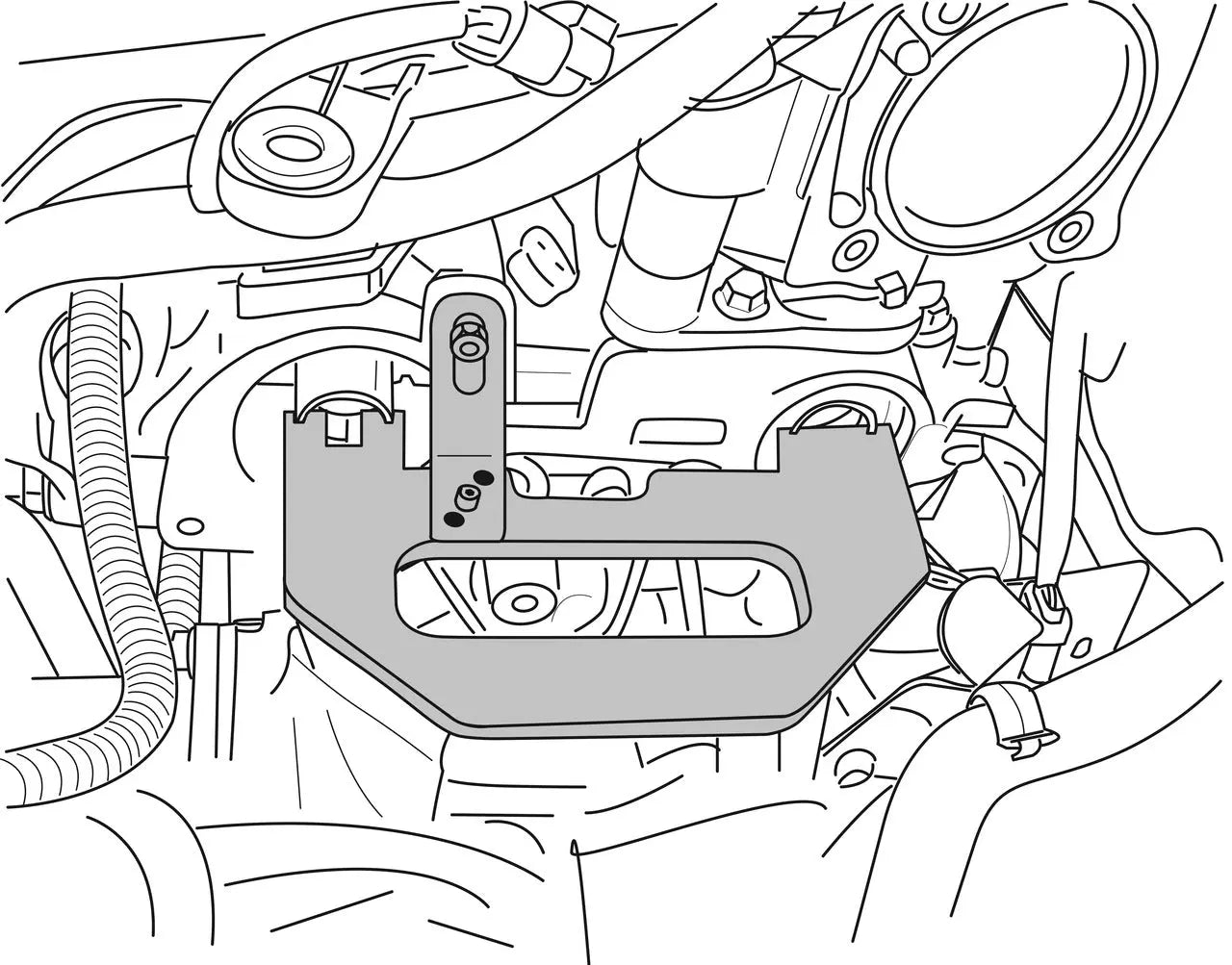 Gedore 2224100 Locking Toolkit, Renault, Width 275mm - KL-1280-23 KB Gedore Automotive