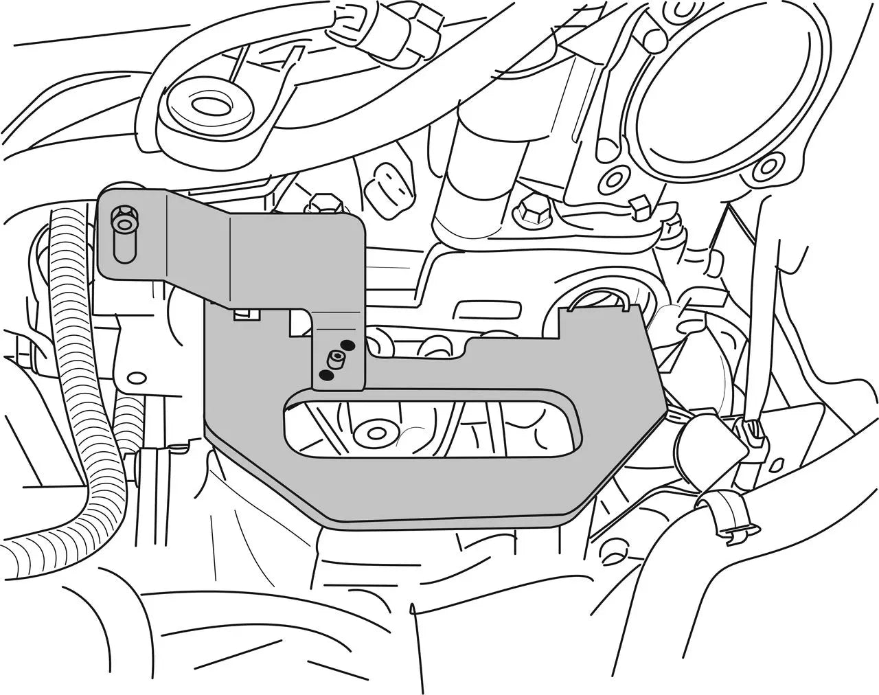 Gedore 2224100 Locking Toolkit, Renault, Width 275mm - KL-1280-23 KB Gedore Automotive
