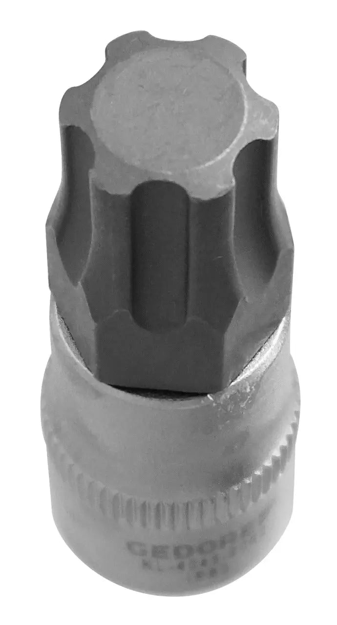 Gedore 3292002 Set of 10 1/4 in, 3/8 in Drive Screwdriver Bit Socket Set, TX-Plus - KL-4043-100 Gedore Automotive