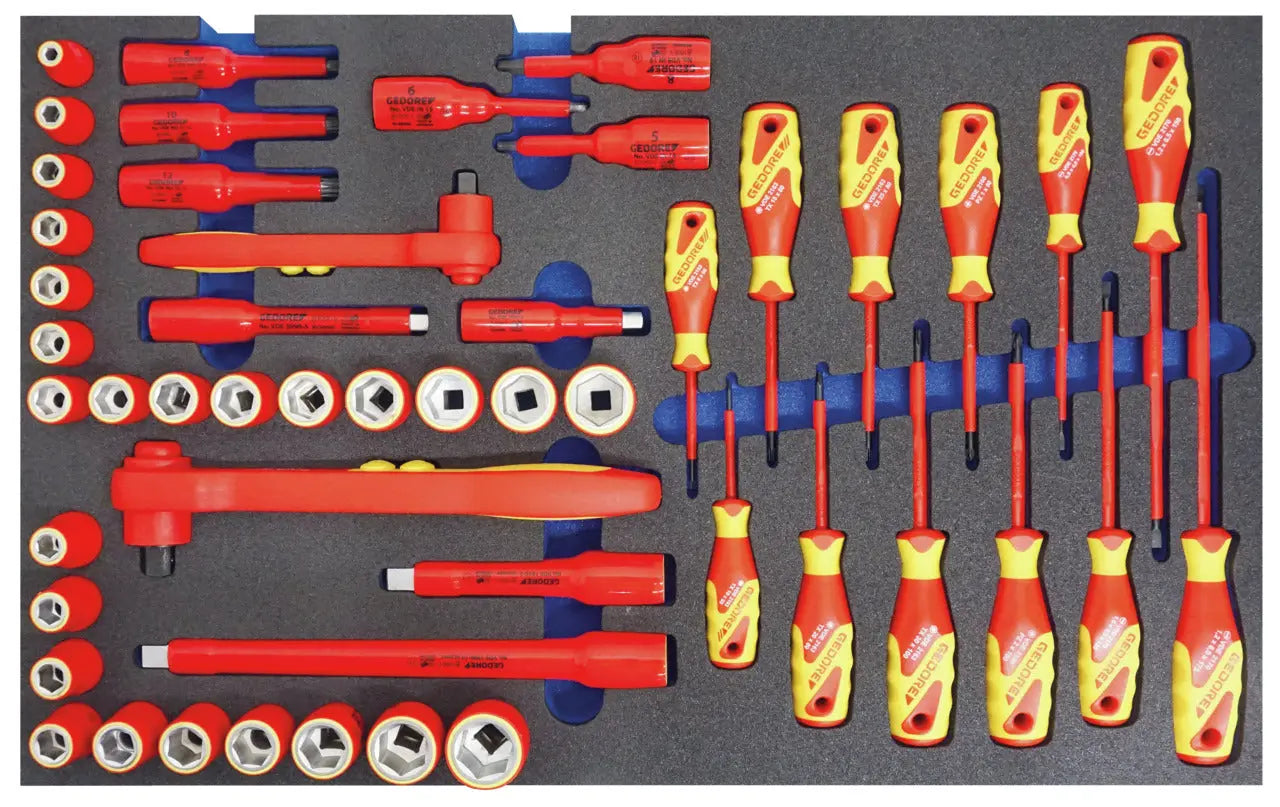 Gedore 3415740 Tool Trolley with High-Voltage Range, 6-Drawer - KL-4600-200 Gedore Automotive