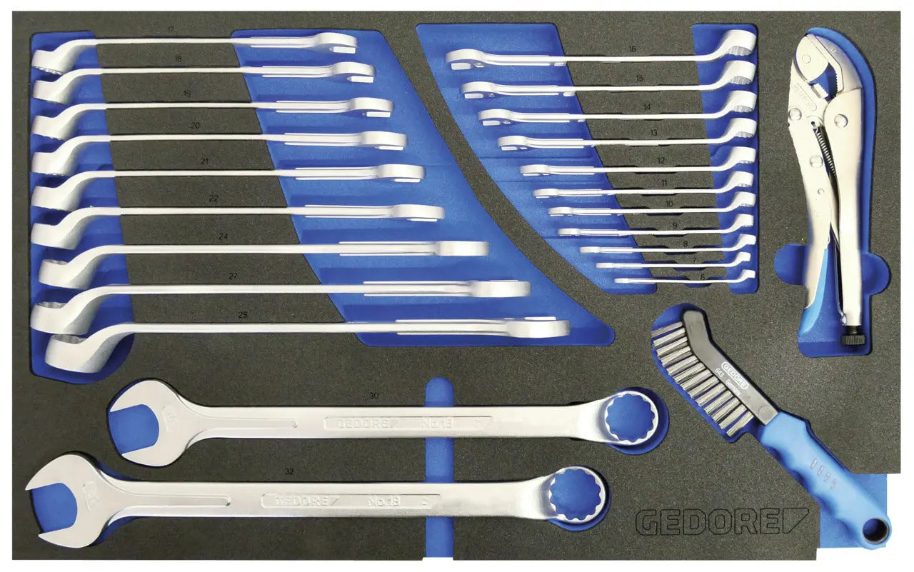 Gedore 3421147 Blue Tool Trolley, Car, 9-Drawer - KL-4998-400 Gedore Automotive