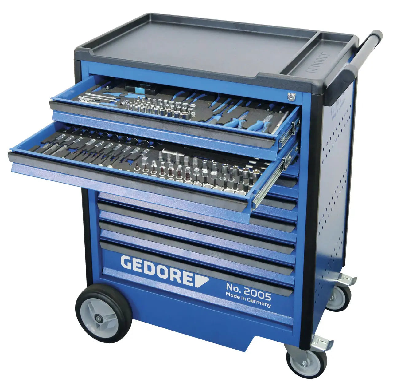 Gedore 3421147 Blue Tool Trolley, Car, 9-Drawer - KL-4998-400 Gedore Automotive