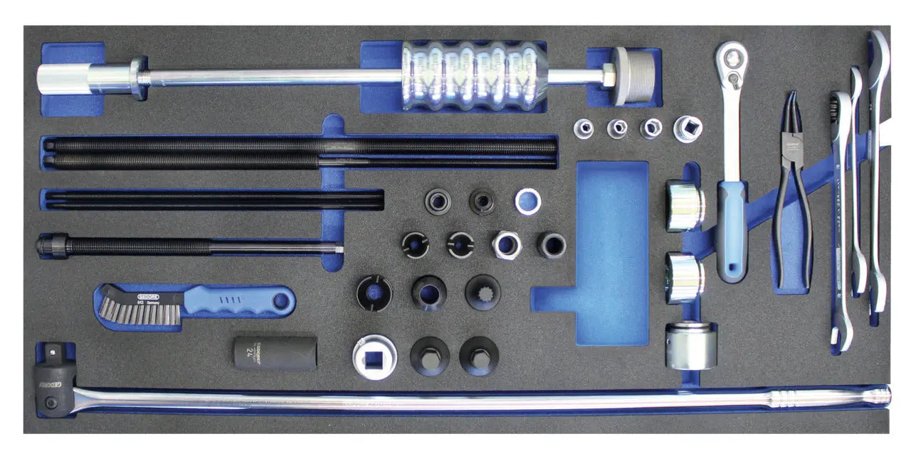 Gedore 3428214 Workshop Trolley, Bearings and Bushings, 4-Drawer - KL-4999-2600 Gedore Automotive