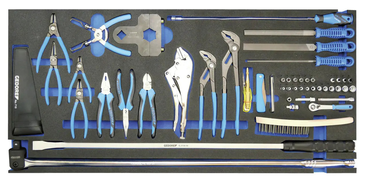 Gedore 3418367 Workshop Trolley with Hand Tools, HGV, 6-Drawer - KL-4999-420 Gedore Automotive