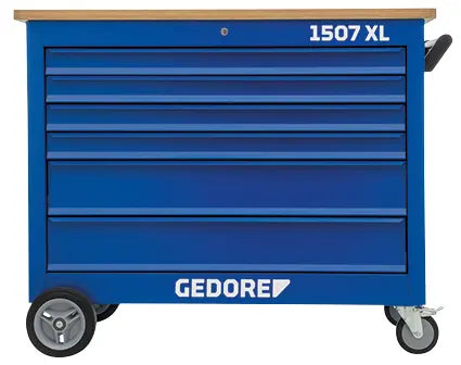 Gedore 3418367 Workshop Trolley with Hand Tools, HGV, 6-Drawer - KL-4999-420 Gedore Automotive