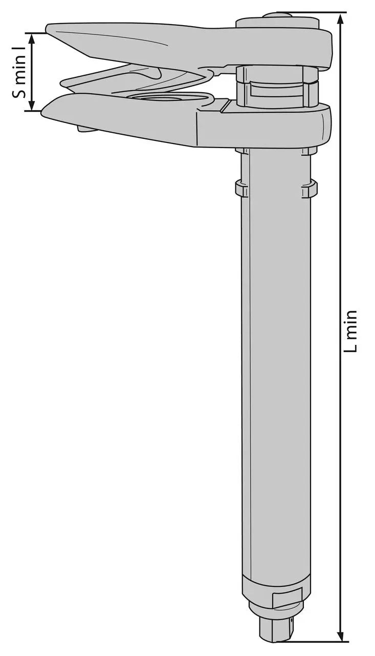 Gedore 2909499 Spring Compressor Set with Protective Insert, Maximum Load 27.500 N, Width 478mm - KL-9002 SP E Gedore Automotive