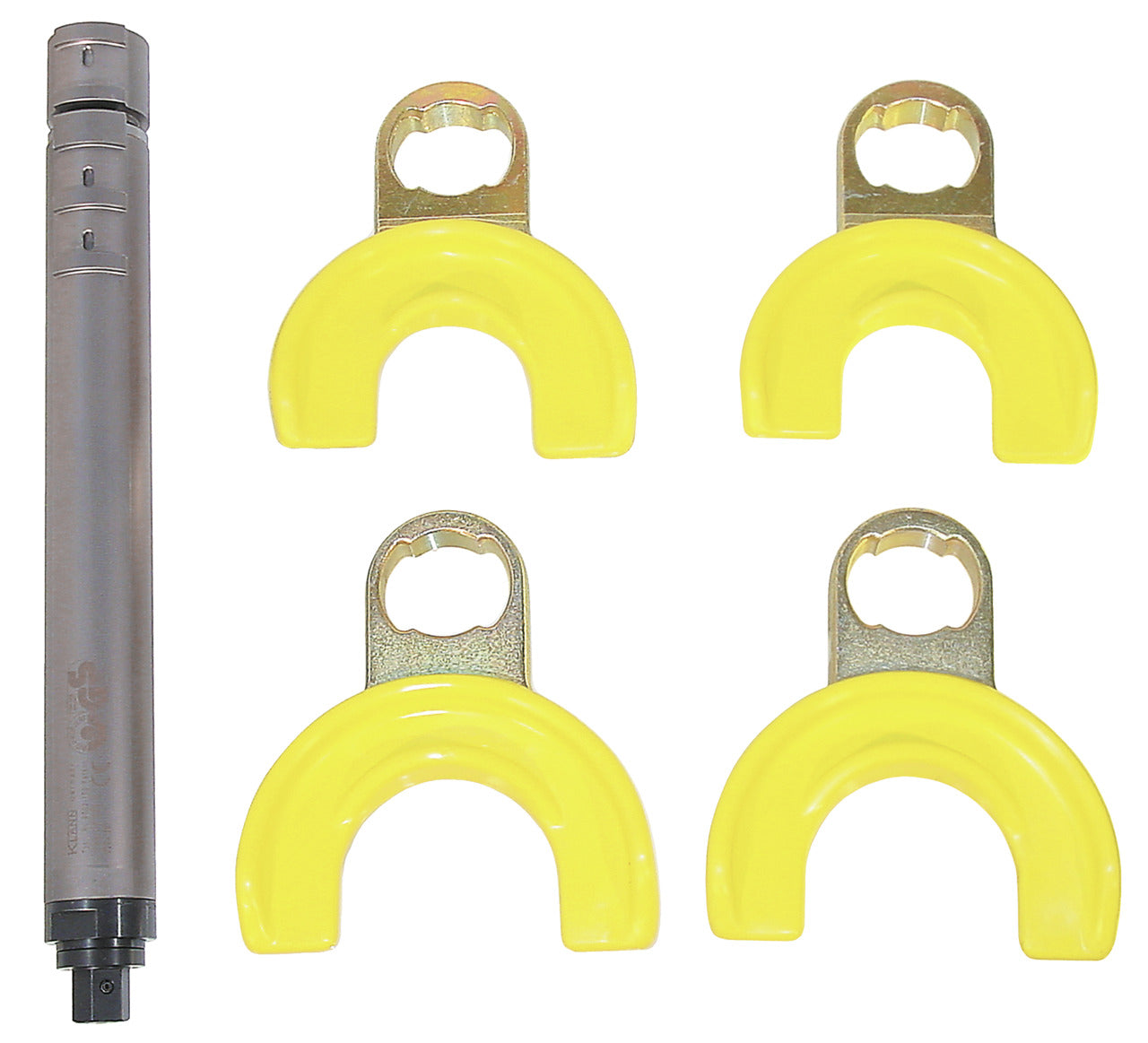 Gedore 2480115 Spring Compressor Set with Protective Insert, Maximum Load 27.500 N - KL-9002 SP