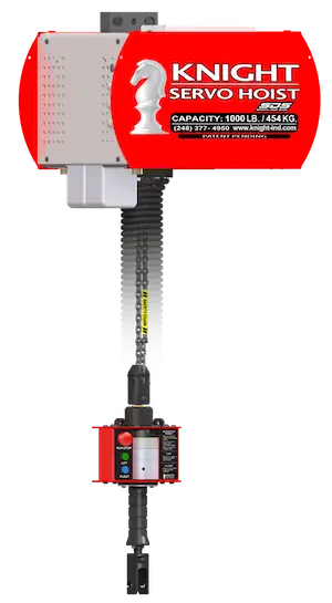 Knight Global Safety Drop Stop "SDS" Servo Hoist, 250 - 1000 lbs Capacity - KSH Knight Global