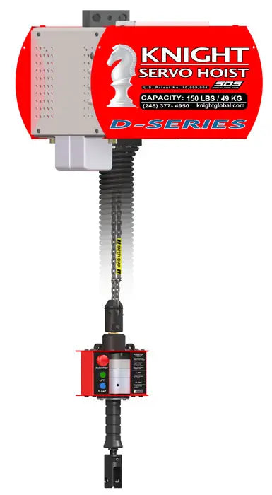 Knight Global D-Series Safety Drop Stop "SDS" Servo Hoist, 200-1000 lbs capacity - KSH Knight Global