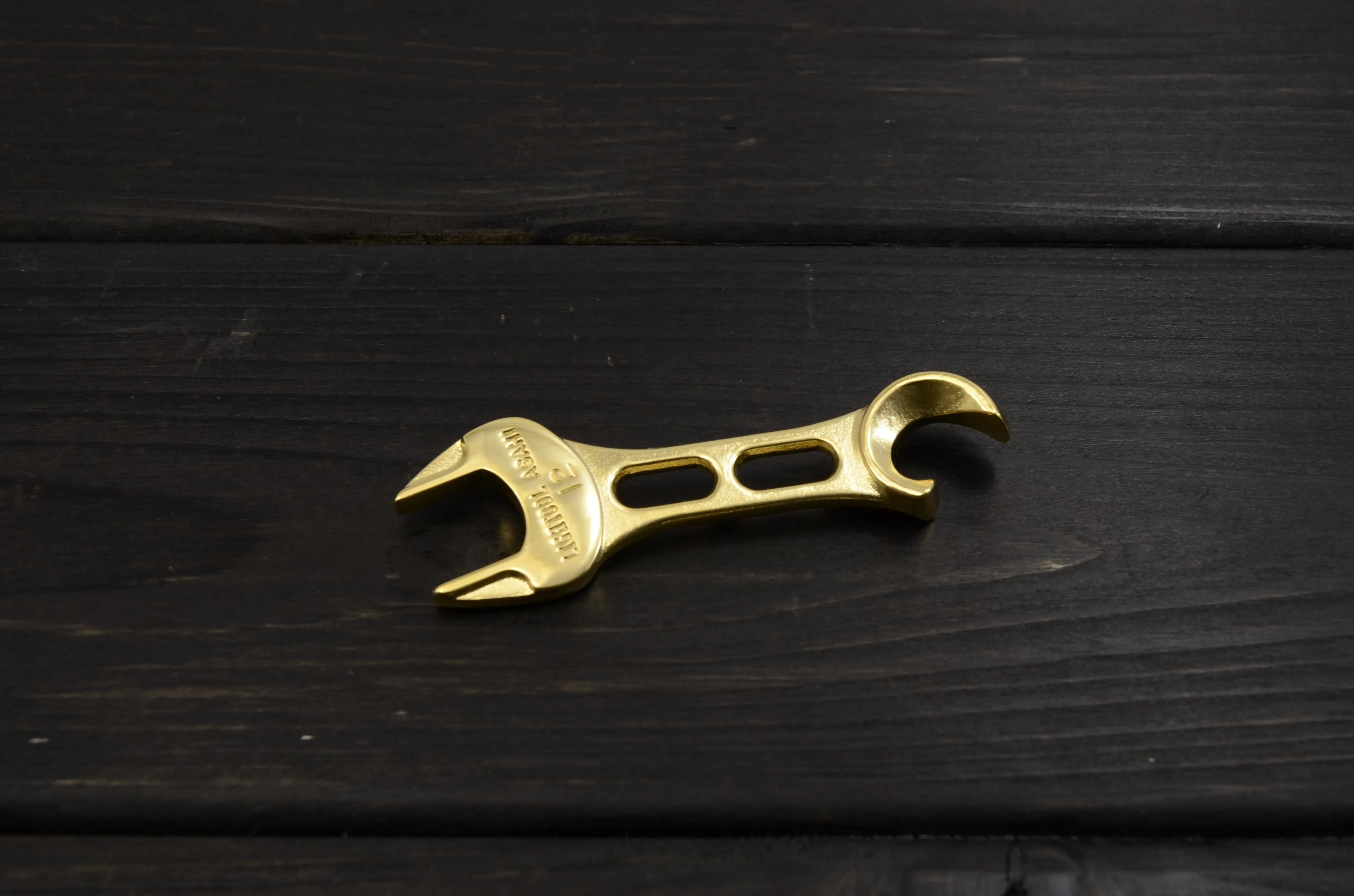 ASAHI LIGHTOOL Limited Edition Gold (24K) 12mm Wrench & Bottle Opener – LCO0012G  