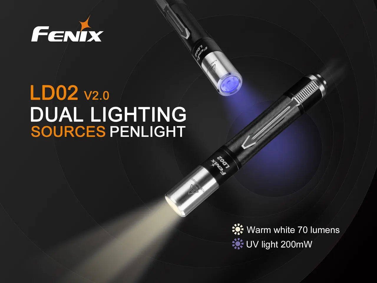 Fenix EDC Penlight with UV Lighting - F FX-LD02V2.0 Fenix