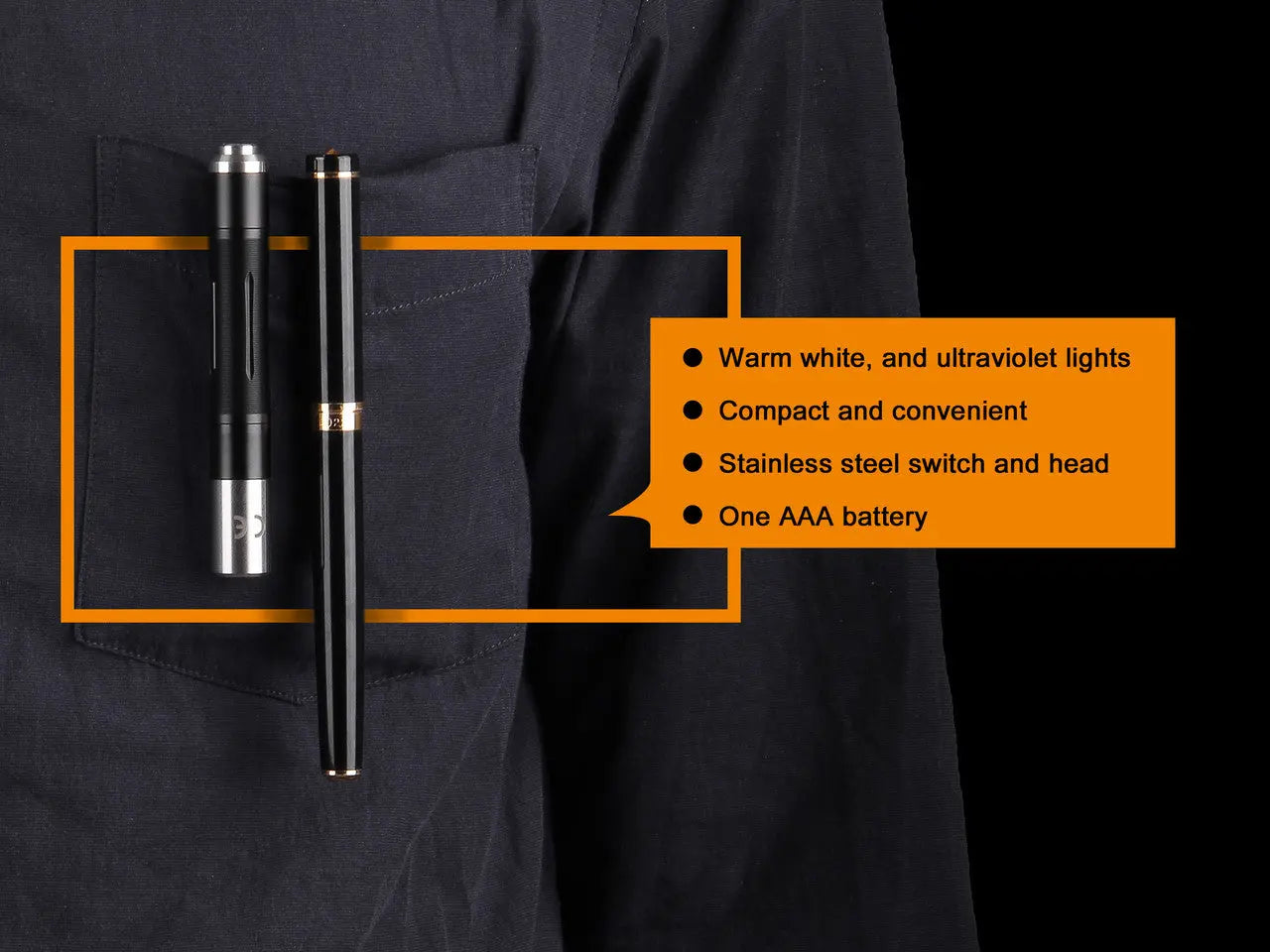 Fenix EDC Penlight with UV Lighting - F FX-LD02V2.0 Fenix