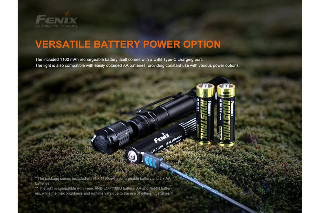 Fenix 800 Lumen V2.0 Compact EDC Flashlight - F FX-LD22-V2 Fenix