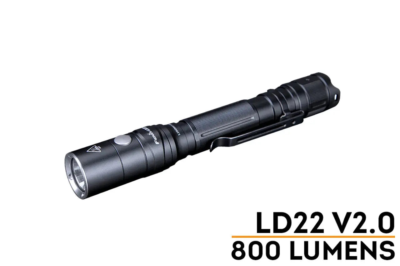 Fenix 800 Lumen V2.0 Compact EDC Flashlight - F FX-LD22-V2 Fenix