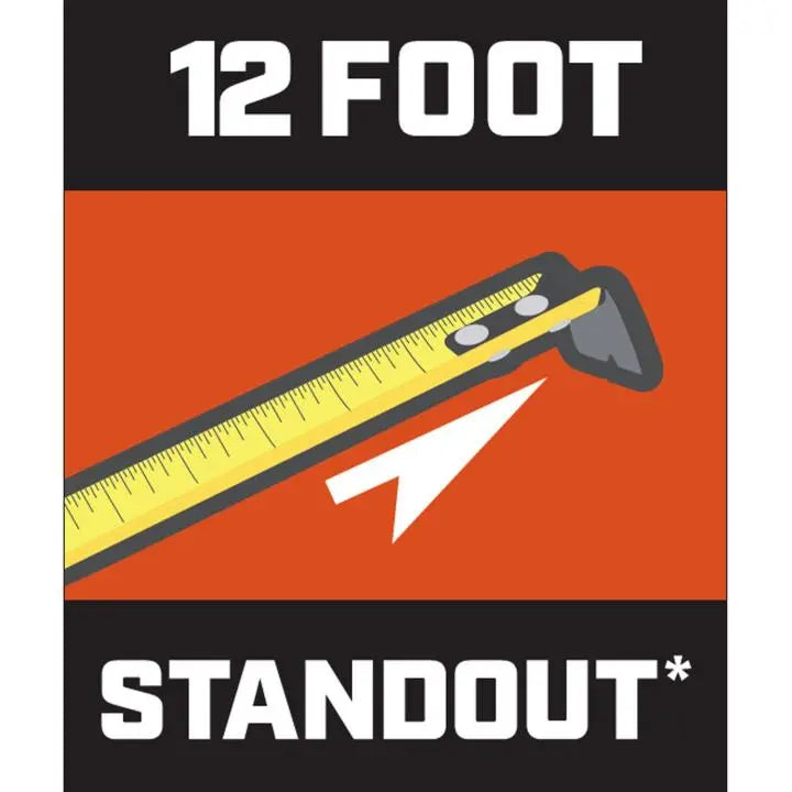 LUFKIN 1-3/16 in x 25 ft Control Series Magnetic Tape Measure - GW LM1025C-02 Measuring Tape LUFKIN
