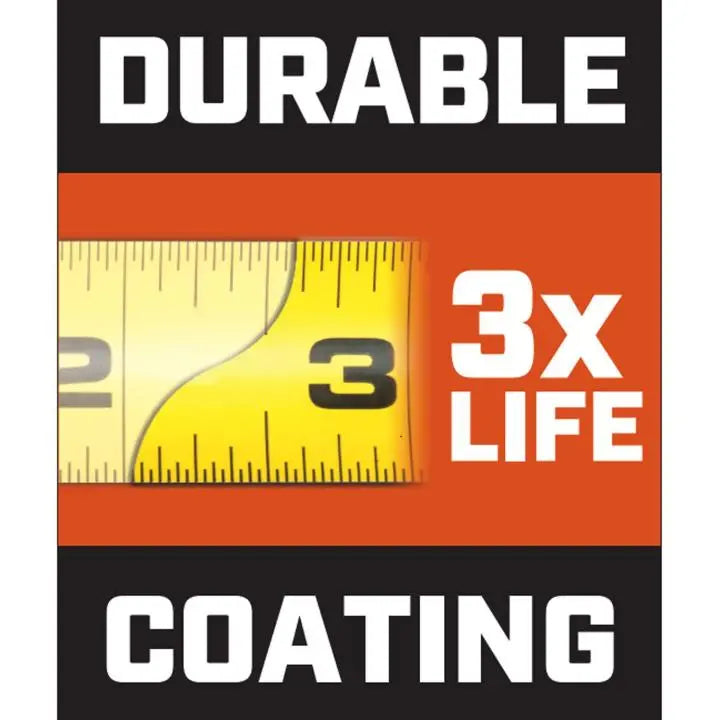 LUFKIN 1-3/16 in x 25 ft Control Series Magnetic Tape Measure - GW LM1025C-02 Measuring Tape LUFKIN