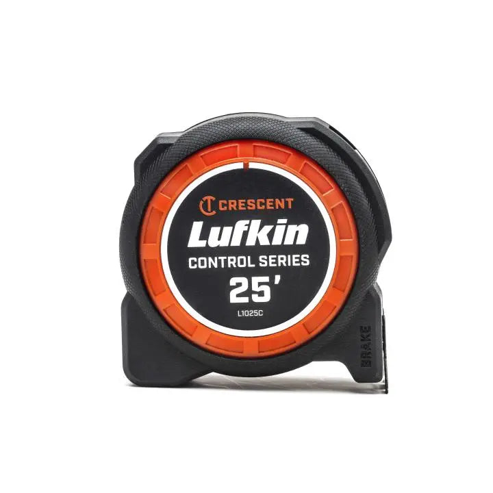 LUFKIN 1-3/16 in x 25 ft Control Series Yellow Clad Tape Measure - GW L1025C-02 Measuring Tape LUFKIN